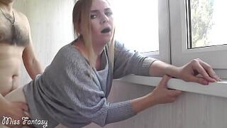 Ебливая жена изменяет с соседом - порно видео